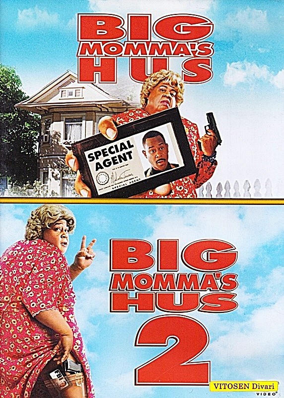 Big momma&rsquo;s hus 1&2 - Hamekyttä / Hamekyttä 2 - ruotsalainen kansi